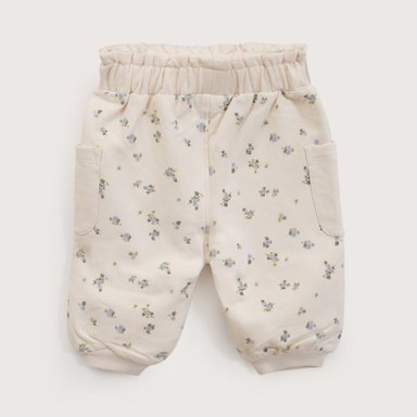 PANTALON BUZO BEBE NIÑA CREMA OPALINE - 3