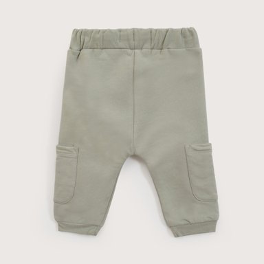 PANTALON BUZO BEBE NIÑO VERDE OPALINE - 3