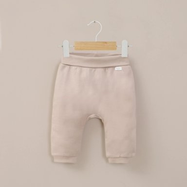 PANTALON BUZO CAFE BEBE NIÑO OPALINE - 1