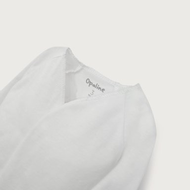 CAMISETA GUANTE BLANCO AJUAR  BEBE  UNISEX - 4