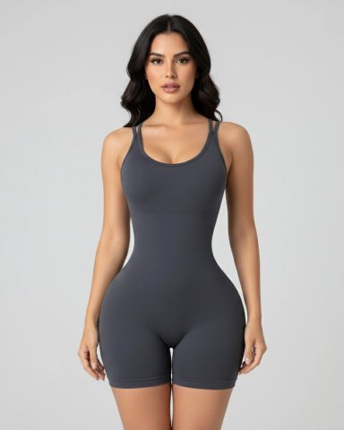 ENTERIZO CON PUSH UP Y DISEÑO DE TIRANTE CRUZADO EN ESPALDA - 1