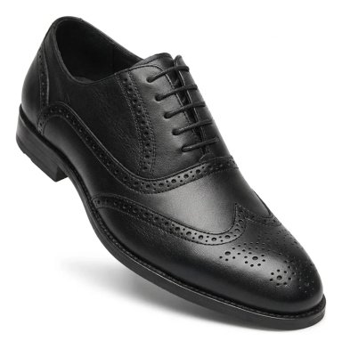ZAPATO HOMBRE OXFORD NEGRO ELEGANTE VESTIR 7438 - 2