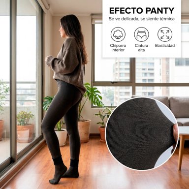 PANTY TE RMICA MUJER EFECTO PIEL FORRO CHIPORRO - 5
