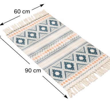 BAJADA DE CAMA LINO 60X90CM DISEÑO E TNICO COLORIDO 739 - 3