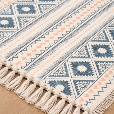 BAJADA DE CAMA 60X130CM MULTICOLOR DE LINO 743 - 2