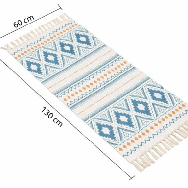 BAJADA DE CAMA 60X130CM MULTICOLOR DE LINO 743 - 3
