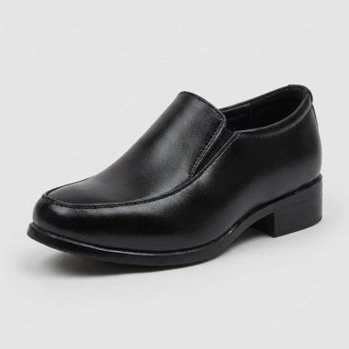 ZAPATO ESCOLAR NEGRO NIÑO SIN CORDON 3214 TALLAS 26 A 38 - 4