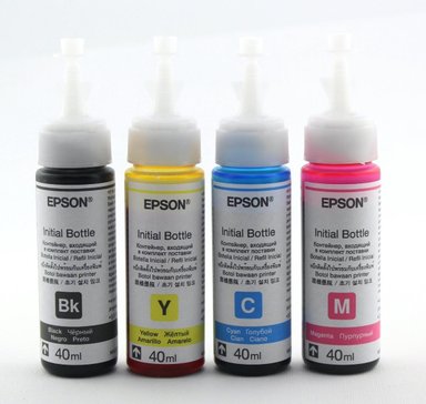 TINTA EPSON ORIGINAL PACK 4 COLORES L120 L200 L210 L355 L455 - 2