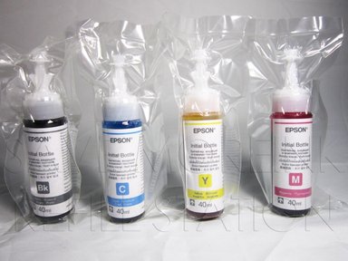TINTA EPSON ORIGINAL PACK 4 COLORES L120 L200 L210 L355 L455 - 3
