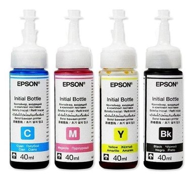 TINTA EPSON ORIGINAL PACK 4 COLORES L120 L200 L210 L355 L455 - 4