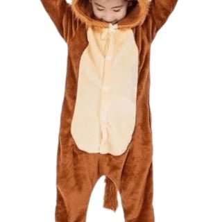 PIJAMA ENTERITO POLAR NIÑO LEÓN - 1