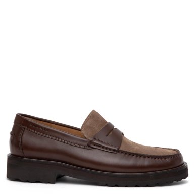PANTUFLA DE CUERO HOMBRE GUANTE NEGRO PANTUFLAS - 1