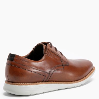 ZAPATO DE CUERO HOMBRE GUANTE CAMEL CAMBRIDGE - 5