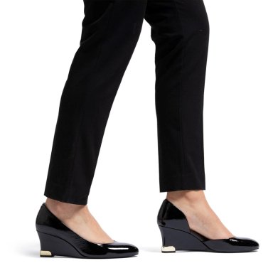 ZAPATO DE CUERO MUJER GACEL NEGRO CLARICE - 2