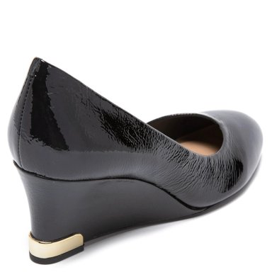 ZAPATO DE CUERO MUJER GACEL NEGRO CLARICE - 5
