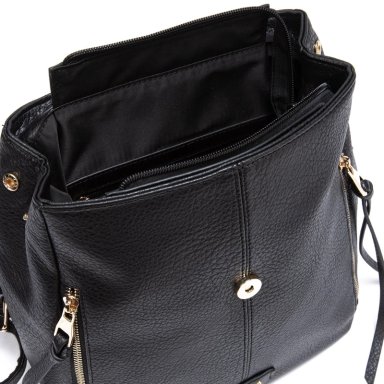 MOCHILA MUJER GACEL NEGRO PEQUEÑA - 5
