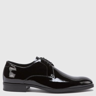ZAPATO DE CUERO HOMBRE GUANTE NEGRO PERUGIA - 1
