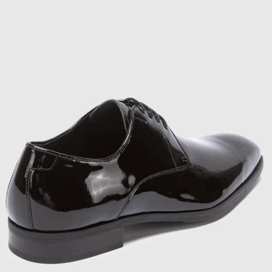 ZAPATO DE CUERO HOMBRE GUANTE NEGRO PERUGIA - 5