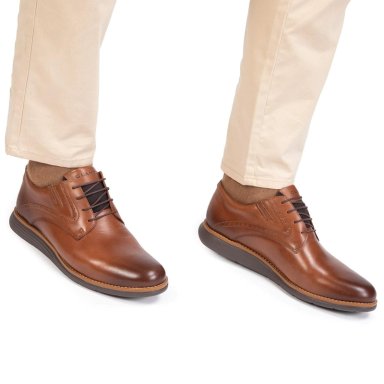 ZAPATO DE CUERO HOMBRE GUANTE TOSTADO CAMBRIDGE - 2