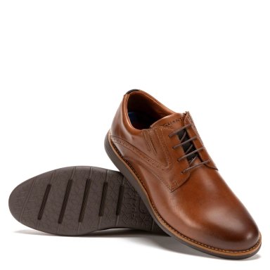 ZAPATO DE CUERO HOMBRE GUANTE TOSTADO CAMBRIDGE - 4