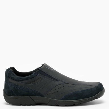 ZAPATO DE CUERO HOMBRE GUANTE AZUL VANCOUVER - 1