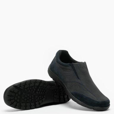 ZAPATO DE CUERO HOMBRE GUANTE AZUL VANCOUVER - 2