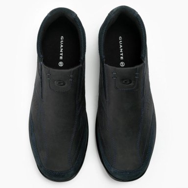 ZAPATO DE CUERO HOMBRE GUANTE AZUL VANCOUVER - 3