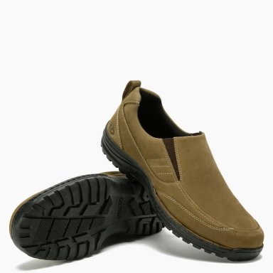 ZAPATO DE CUERO HOMBRE GUANTE CAFE  DORTMUND - 2