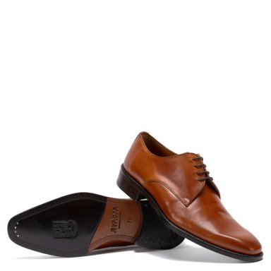 ZAPATO DE CUERO HOMBRE GUANTE BRANDY SUELA PRESIDENT - 4