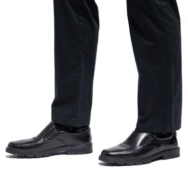 ZAPATO DE CUERO HOMBRE GUANTE NEGRO GINEBRA - 2