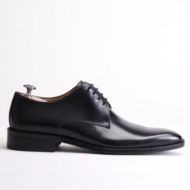 ZAPATO DE CUERO HOMBRE GUANTE NEGRO SUELA PRESIDENT - 1