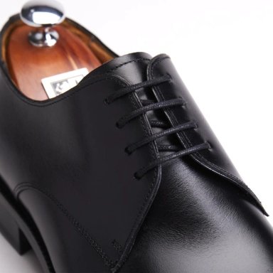 ZAPATO DE CUERO HOMBRE GUANTE NEGRO SUELA PRESIDENT - 3
