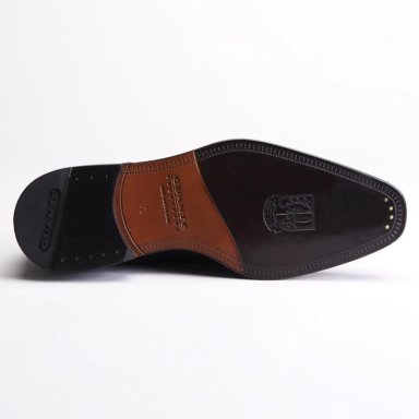 ZAPATO DE CUERO HOMBRE GUANTE NEGRO SUELA PRESIDENT - 4