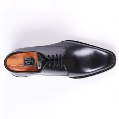 ZAPATO DE CUERO HOMBRE GUANTE NEGRO SUELA PRESIDENT - 5