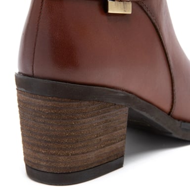 BOTIN DE CUERO MUJER GACEL TABACO PIERA - 4