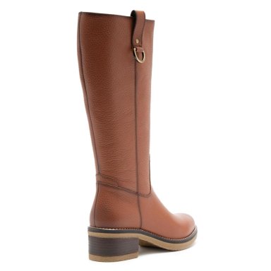 BOTA DE CUERO MUJER GACEL TOSTADO MIKA - 4