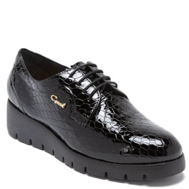 ZAPATO DE CUERO MUJER GACEL NEGRO MERCEDES - 3