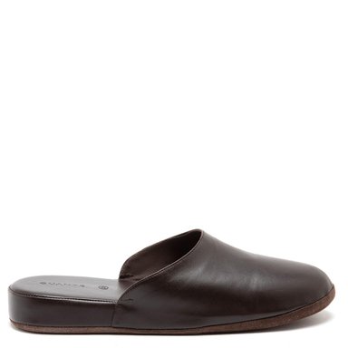 PANTUFLAS HOMBRE GUANTE CHOCOLATE - 1