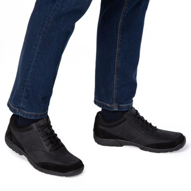 ZAPATO DE CUERO HOMBRE GUANTE NEGRO VANCOUVER - 2