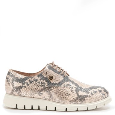 ZAPATO DE CUERO MUJER GACEL NUDE ITATI - 1