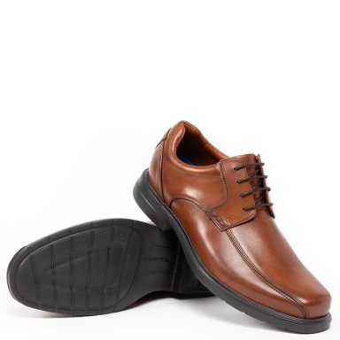 ZAPATO DE CUERO HOMBRE GUANTE DARK CAMEL FERGUSON - 4