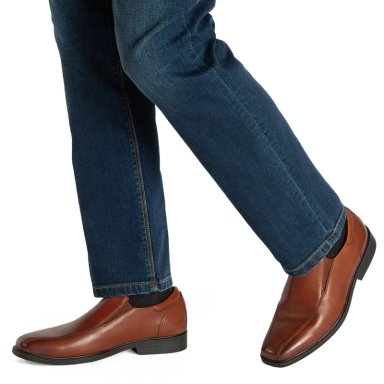 ZAPATO DE CUERO HOMBRE GUANTE DARK CAMEL LIGURIA - 2