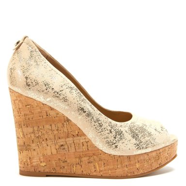 ZAPATO DE CUERO MUJER GACEL PLATEADO PIPPA - 1