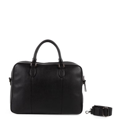 BOLSO HOMBRE GUANTE NEGRO MALETIN NOTEBOOK - 1