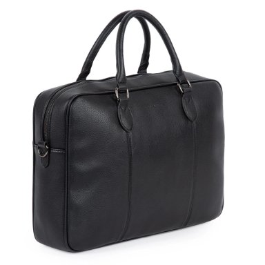 BOLSO HOMBRE GUANTE NEGRO MALETIN NOTEBOOK - 3