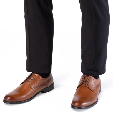 ZAPATO DE CUERO HOMBRE GUANTE WHISKY ZURIQUE - 2