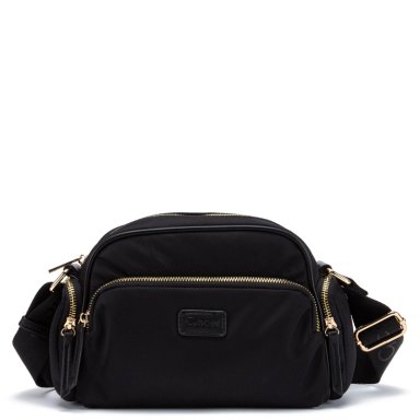 CARTERA MUJER GACEL NEGRO BANDOLERA GRANDE - 1
