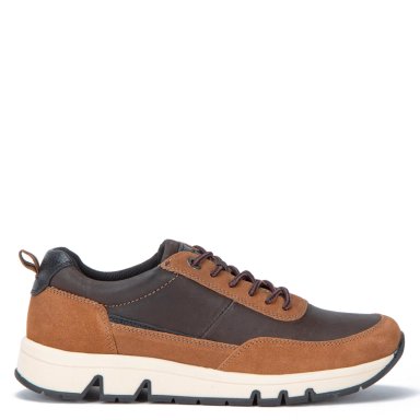 ZAPATILLA DE CUERO HOMBRE GUANTE CAFE  RIO - 1