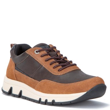 ZAPATILLA DE CUERO HOMBRE GUANTE CAFE  RIO - 3