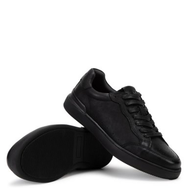 ZAPATILLA DE CUERO HOMBRE GUANTE NEGRO BROOME - 4